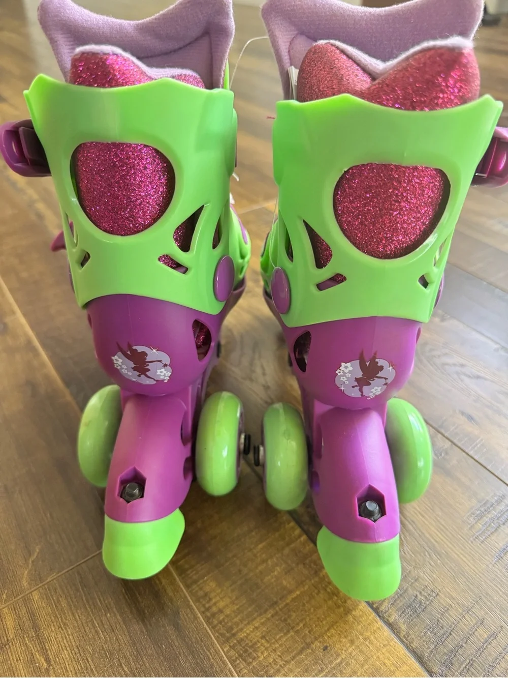 “Disney” Fairies Girls' Green & Purple Adjustable Inline Skates